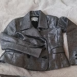 Baby metallic color unique fabric jacket